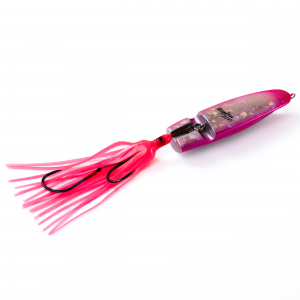 Блесна Hots BigFin 350гр цв.H.Розовый/Серебристый