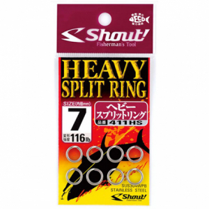 Заводные кольца Shout Heavy Split Ring #4 81lb
