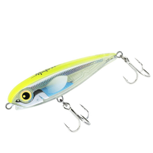 Слайдер Malosi Staple Rogue 115S 115мм 50гр цв.Fusi (желтый, серебро, синий)