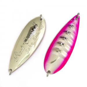 Блесна FUJIWARA Sake Katz Real Ovation 45гр Розовый-Серебристый