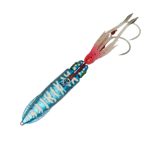 Приманка кальмар Savage Gear Swimsquid inchiku 150g 97мм Синий Розовый Glow