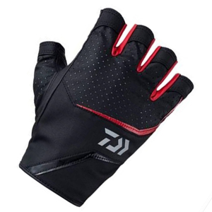 Перчатки Daiwa DG-2323 (без 5-и пальцев) Красный XL