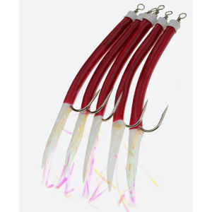 Fladen Gummi Makk 12/0 Красный/Белый