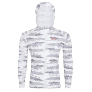 Футболка PIKE Sunshield Hoodie, Print Камуфляж Серый M