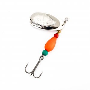 Блесна Kamchatka Salmon 37гр цв.Оранжевый/Серебристый (ручной работы)